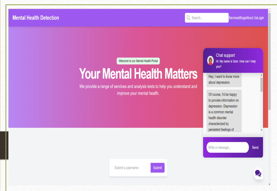 AI Mental Health System